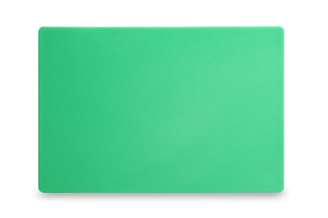 Cutting board 450x300x12.7mm green fruit, vegetable HDPE 500 1/box