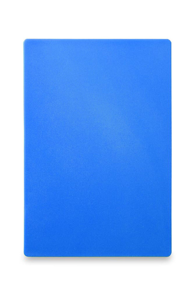 Cutting board 600x400x18 mm blue fish HDPE 500 1/box
