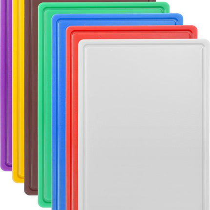 Hendi snijplank GN 1/1 15 mm rood HDPE 500 – gastronorm plank voor rauw vlees in de horeca