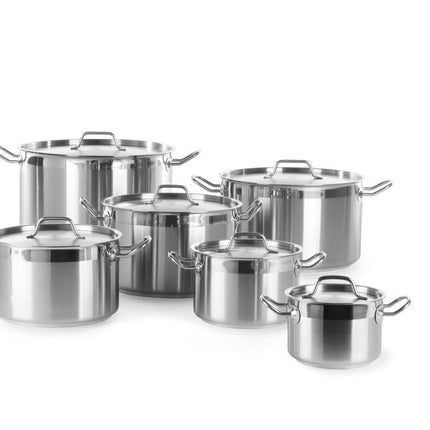Cooking pot, with lid, 360x230 mm, 23.5L, for pasta insert, Profi Line 1/
