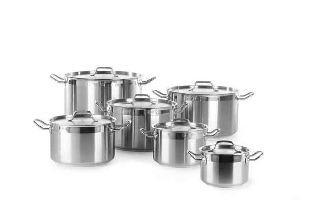 Cooking pot, with lid, 360x230 mm, 23.5L, for pasta insert, Profi Line 1/