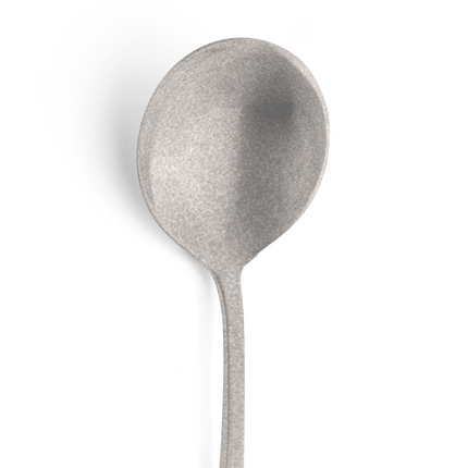 Amefa Baguette Stonewash ronde soeplepel 17,2 cm – mat rvs lepel voor de horeca