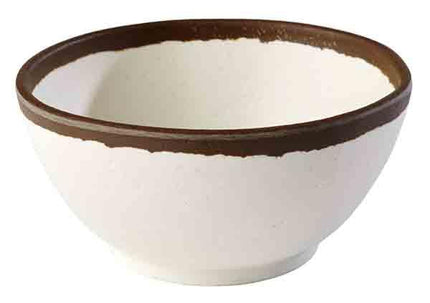 Tumbler CROCKER Melamine, White/Brown 1/box