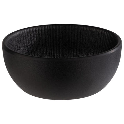 APS Nero kom melamine zwart 85 x 85 mm - onbreekbaar schaaltje voor amuses