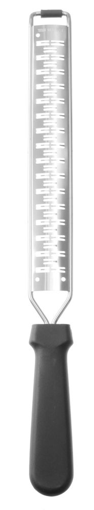 Rasp smal rvs lintzwart PP greep 35x220/390 mm 1/box