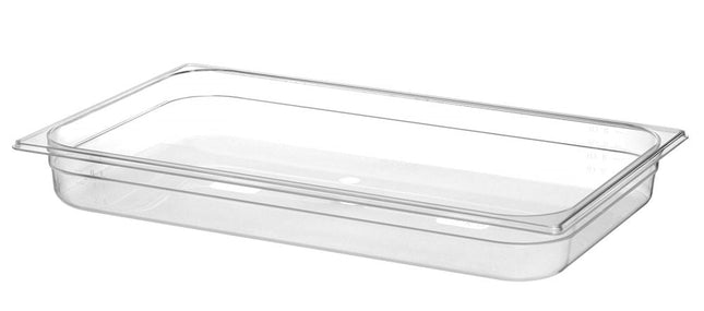 Gastronormbak 1/1 65 mmpolycarbonaat transparant 1/box