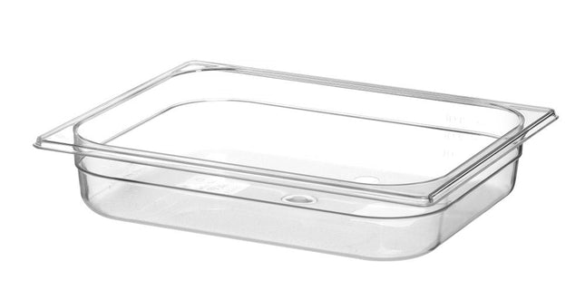 Gastronormbak 1/2 65 mmpolycarbonaat transparant 1/box