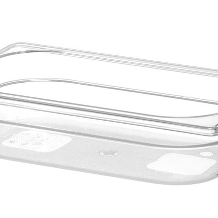 Gastronormbak 1/4 65 mmpolycarbonaat transparant 1/box