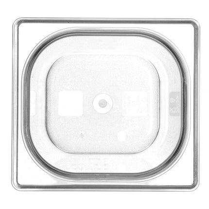 Gastronorm container 1/6 200 mm polycarbonate transparent 1/box