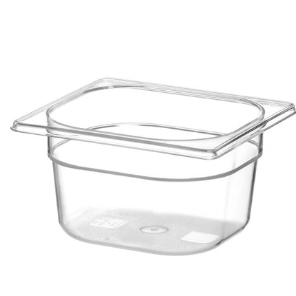Gastronorm Container 1/6 100 mm polycarbonate clear 1/box