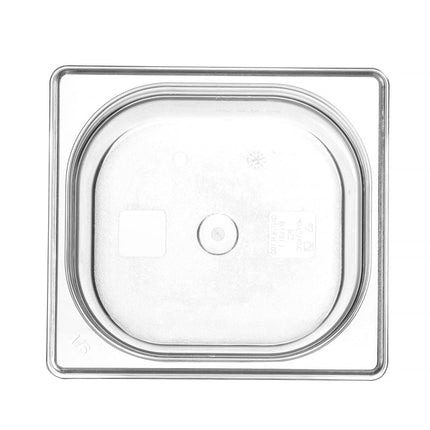 Gastronorm Container 1/6 100 mm polycarbonate clear 1/box