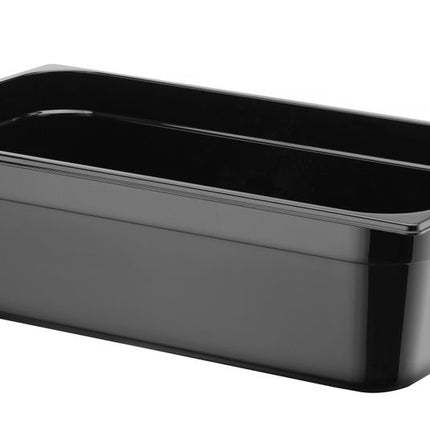 Gastronorm container 1/1 150 mm polycarbonate black 1/box