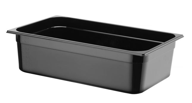 Gastronormbak1/1 150 mm polycarbonaat zwart 1/box