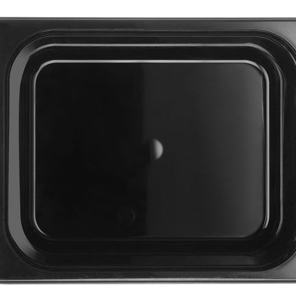 Gastronorm container 1/2 200 mm polycarbonate black 1/box
