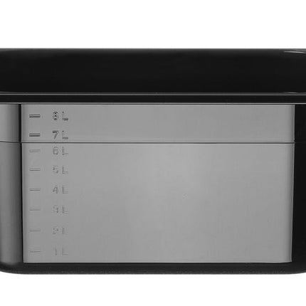 Gastronormbak1/2 150 mm polycarbonaat zwart 1/box