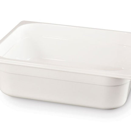 Gastronormbak1/2 65 mm polycarbonaat wit 1/box