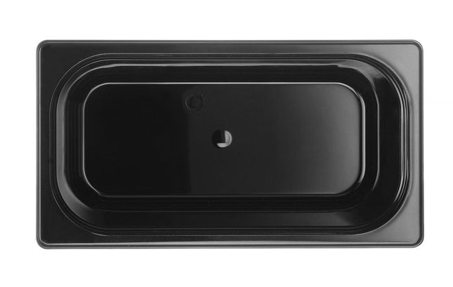 Gastronormbak1/3 200 mm polycarbonaat zwart 1/box