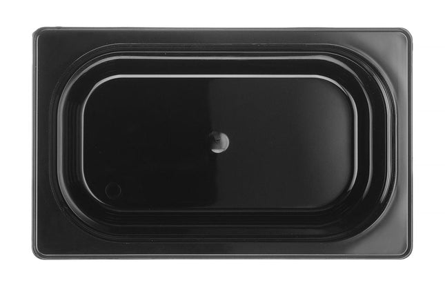 Gastronormbak1/4 150 mm polycarbonaat zwart 1/box