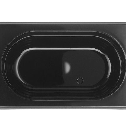 Gastronormbak1/9 100 mm polycarbonaat zwart 1/box