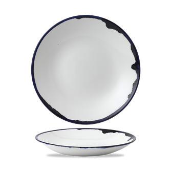 Dudson Harvest Ink diep coupebord 28,1 cm – inktzwart porseleinen diep bord voor de horeca