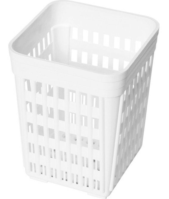 Bestekkorf vierkantwit PP 110x110x140 mm 1/box