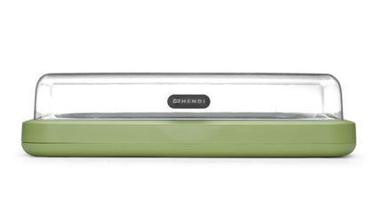 HENDI UNIQ koeldisplay GN1/1 groen zijaanzicht
