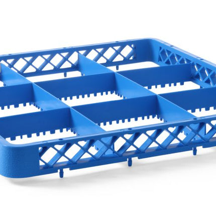 Hendi vaatwaskorf opzetstuk 9 vaks, vak 151x151x42 mm – inzet voor karaffen en kannen