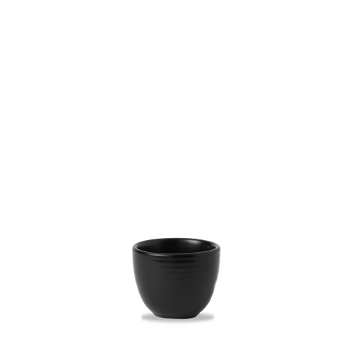 Dudson Evo Jet proefkopje 75 ml – gitzwart porseleinen proefkopje voor de horeca