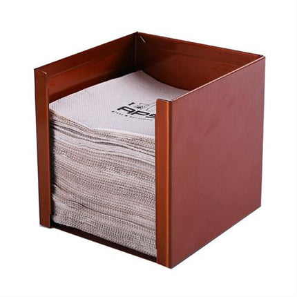 APS servethouder RVS koper 11 x 11 cm - koperkleurige servettendispenser