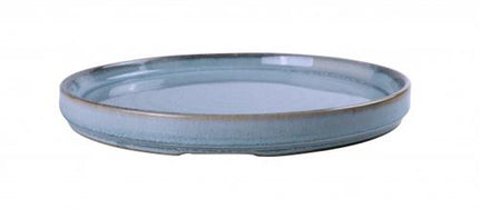 APS Ming bord blauw 22 cm - keramisch bord voor voorgerechten en desserts