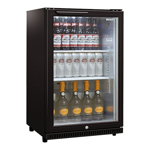 Display Cooler 1-Door Black