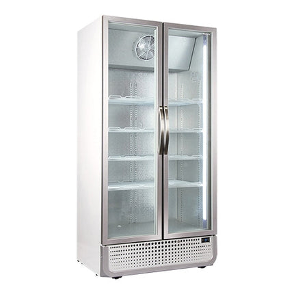 EMGA koelkast 2-deurs 728 liter met glasdeuren – XL koeling voor restaurant en zaal