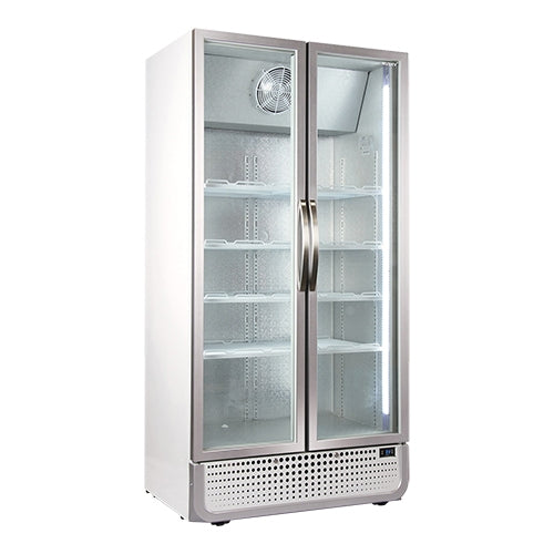 EMGA koelkast 2-deurs 728 liter met glasdeuren – XL koeling voor restaurant en zaal
