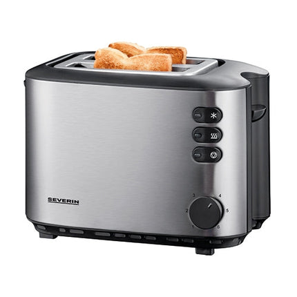 Toaster 2-Slice Aluminium/Black