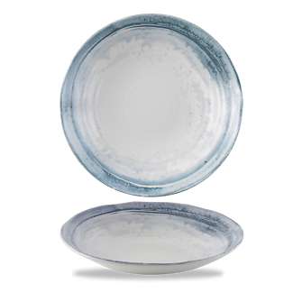 Dudson Finca Limestone organische coupekom 27,9 cm – kalksteenbeige porseleinen kom voor fine dining