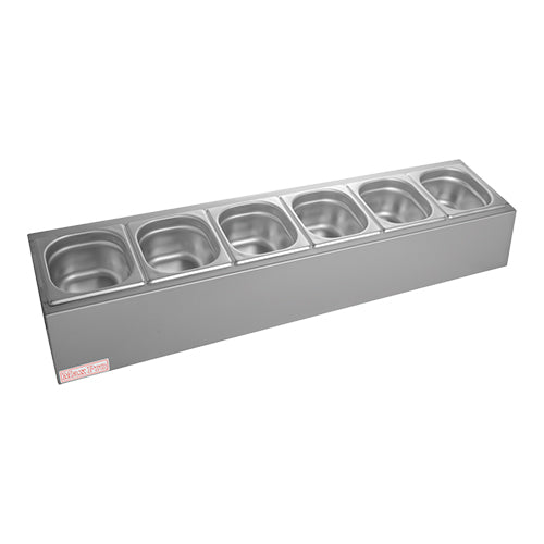 Garnishing unit 6*1/6 GN-150 mm