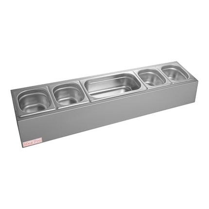 Garnishing unit 4*1/6 + 1/3 GN-150 mm