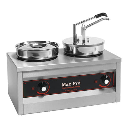 EMGA Maxpro Hot Dispenser II – dubbele warme dispenser voor soep en sauzen in de horeca