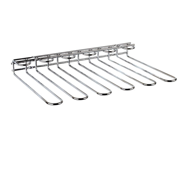 APS glazenrail verchroomd 45 x 32 cm - chromen ophangrail voor wijnglazen