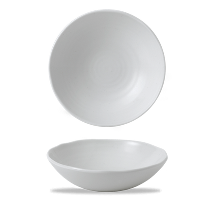 Dudson White organische coupekom 25 cm – wit porseleinen coupekom voor de horeca