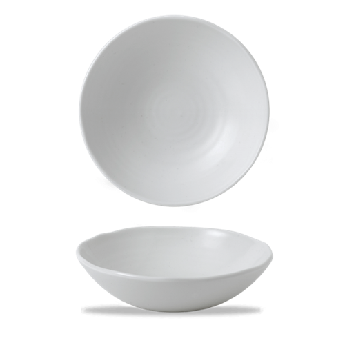 Dudson White organische coupekom 25 cm – wit porseleinen coupekom voor de horeca