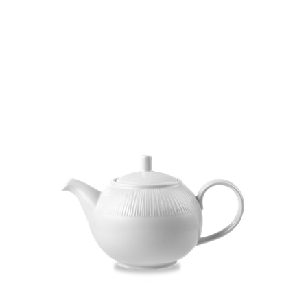 Churchill Bamboo theepot 444 ml – gespikkeld porseleinen kannetje voor thee en koffie in restaurants