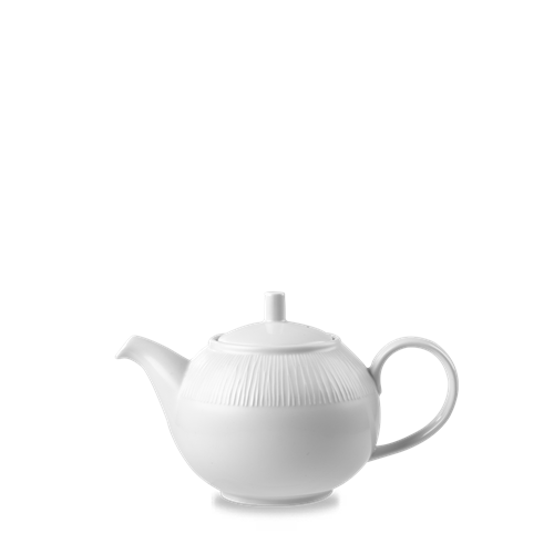 Churchill Bamboo theepot 444 ml – gespikkeld porseleinen kannetje voor thee en koffie in restaurants