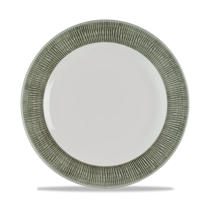 Churchill Bamboo Spinwash bord op voet Ø 27,5 cm – bord met voet voor restaurantpresentatie