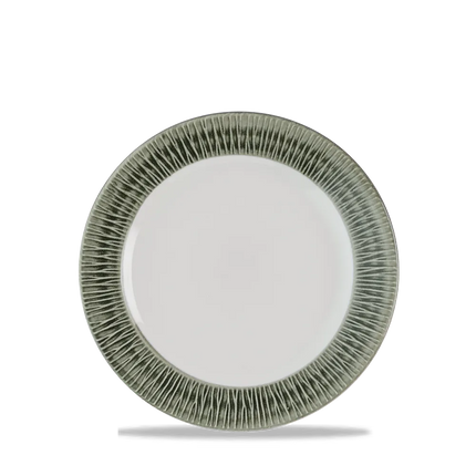 Churchill Bamboo Spinwash bord Ø 17 cm – klein getextureerd bijzetbord voor horeca