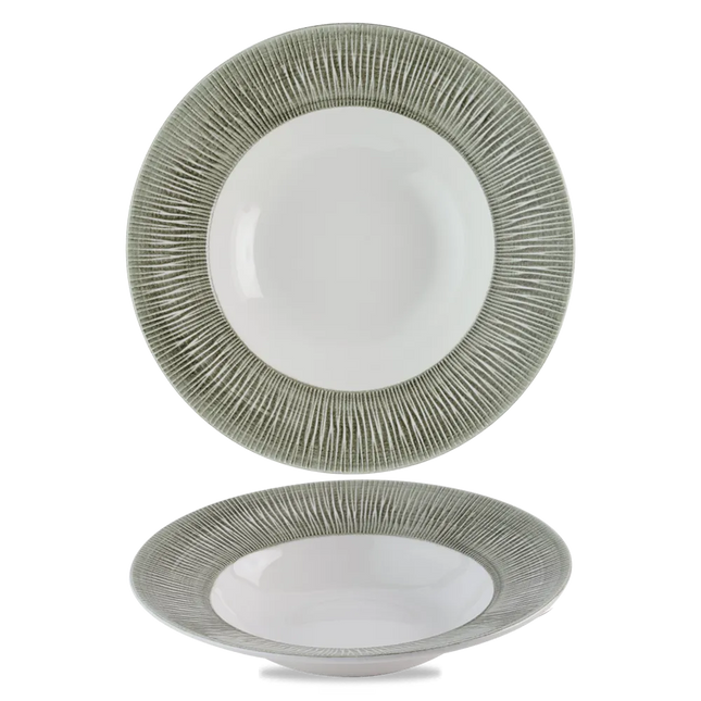 Churchill Bamboo Spinwash brede rand kom Ø 28 cm – ruime kom met brede rand voor restaurants