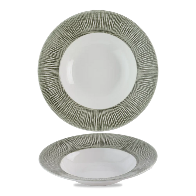 Churchill Bamboo Spinwash brede rand kom Ø 24 cm – kom met brede rand voor horecagebruik