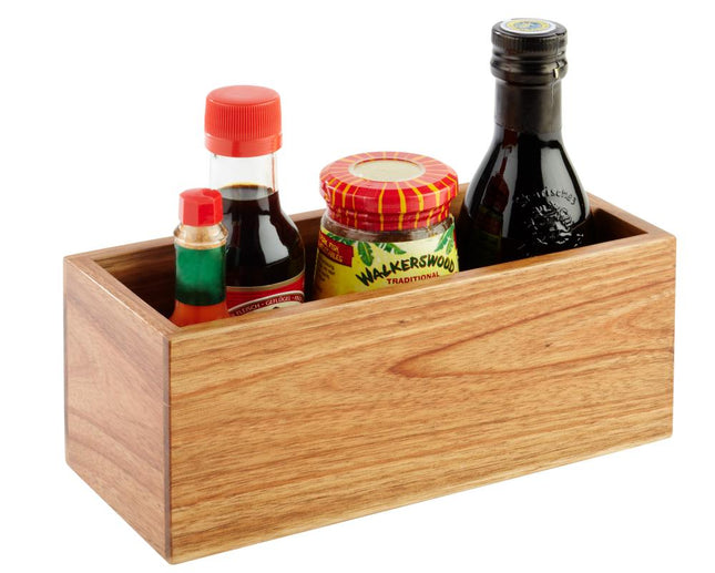 APS tafelcaddy h 10 cm – organizer voor servetten en condimenten op tafel in de horeca