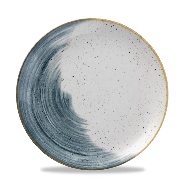 Stonecast Accents Blueberry Evolve Coupe Plate 12/box