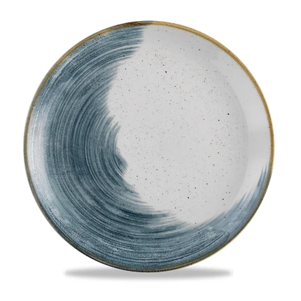 Churchill Stonecast Accents Blueberry Evolve coupe bord – blauw stoneware bord voor restaurants